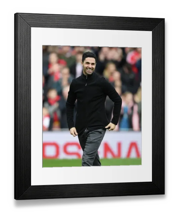 Framed Print : Mikel Arteta: Post-Match Reaction at Emirates Stadium - Arsenal FC vs Crystal Palace, Premier League 2022-23 Framed Print : Mikel Arteta: Post-Match Reaction at Emirates Stadium - Arsenal FC vs Crystal Palace, Premier League 2022-23