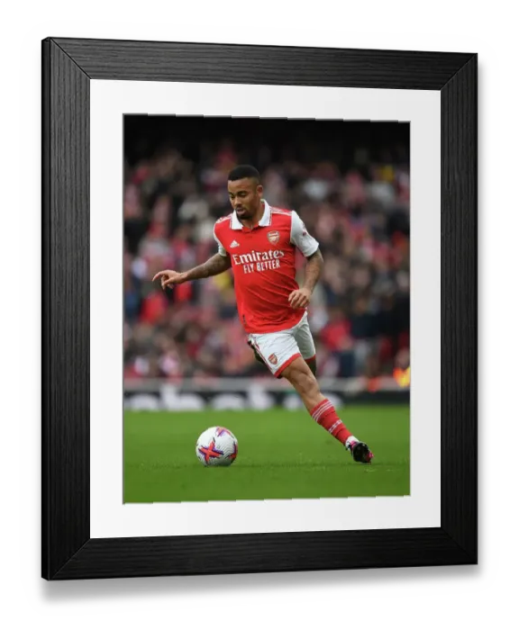 Framed Print : Gabriel Jesus in Action: Arsenal vs. Crystal Palace (2022-23) Framed Print : Gabriel Jesus in Action: Arsenal vs. Crystal Palace (2022-23)