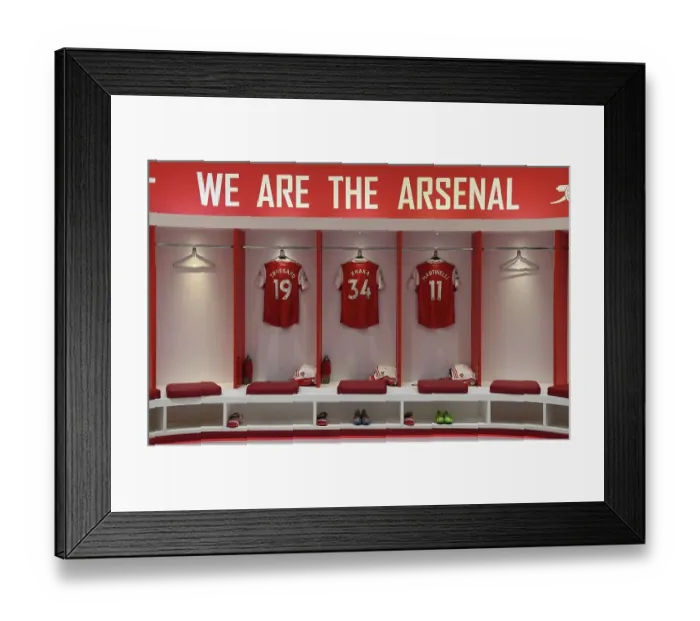 Framed Print : Arsenal FC: Pre-Match Preparation - Trossard, Xhaka, Martinelli Gear Up vs Crystal Palace (2022-23) Framed Print : Arsenal FC: Pre-Match Preparation - Trossard, Xhaka, Martinelli Gear Up vs Crystal Palace (2022-23)