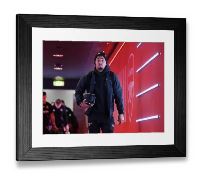 Framed Print : Arsenal's Gabriel Jesus Arrives at Emirates Stadium Ahead of Arsenal v Crystal Palace Premier League Clash (2022-23) Framed Print : Arsenal's Gabriel Jesus Arrives at Emirates Stadium Ahead of Arsenal v Crystal Palace Premier League Clash (2022-23)