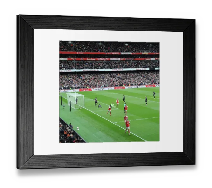Framed Print : Xhaka's Hat-Trick Thriller: Arsenal's Triumph Over Crystal Palace (2022-23)