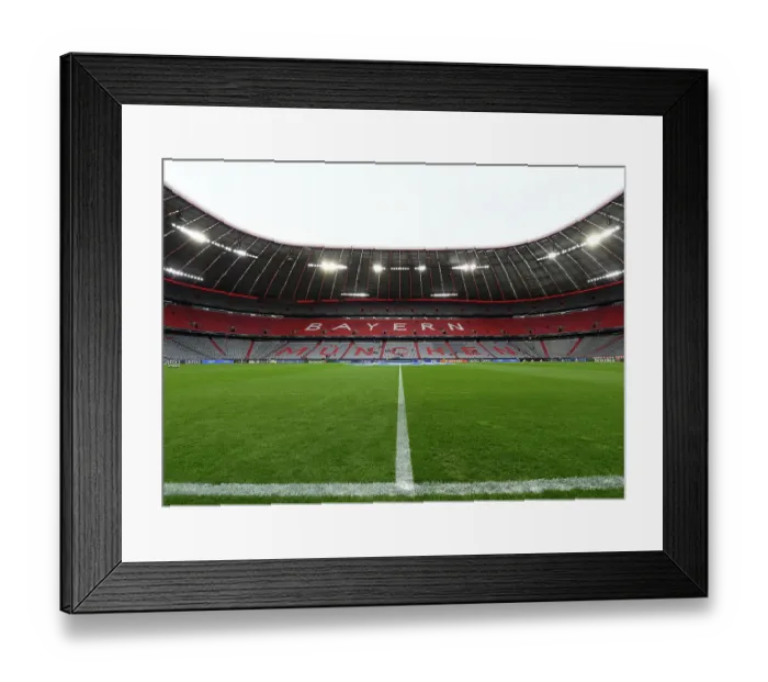 Framed Print : Arsenal vs. Bayern Munich: UEFA Women's Champions League Quarter-Final at Allianz Arena
