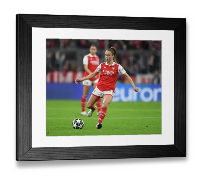 Framed Print : Battle in Munich: Arsenal vs. Bayern Munich - UEFA Women's Champions League Quarter-Final (2023) Framed Print : Battle in Munich: Arsenal vs. Bayern Munich - UEFA Women's Champions League Quarter-Final (2023)