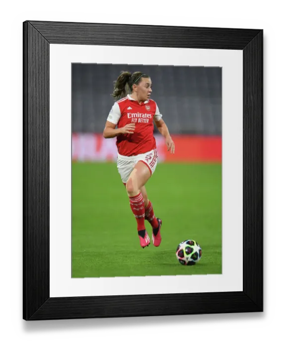 Framed Print : Arsenal vs. Bayern Munich: A UEFA Women's Champions League Quarter-Final Battle Framed Print : Arsenal vs. Bayern Munich: A UEFA Women's Champions League Quarter-Final Battle
