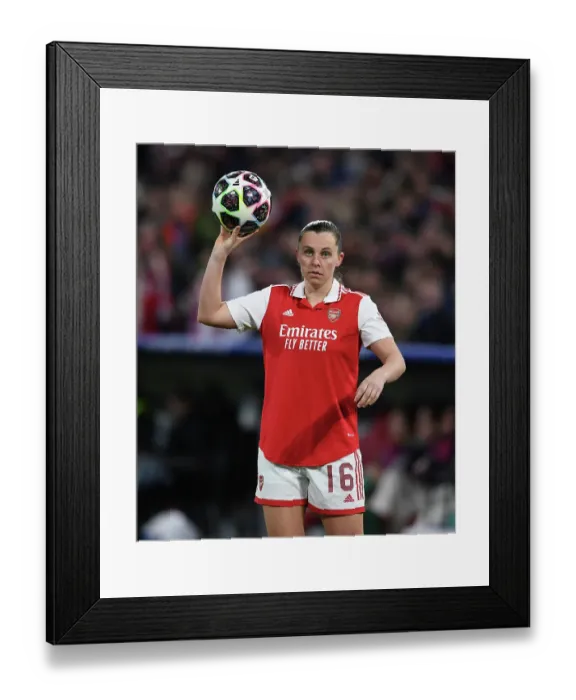 Framed Print : Arsenal vs. Bayern Munich: A UEFA Women's Champions League Quarter-Final Battle in Munich Framed Print : Arsenal vs. Bayern Munich: A UEFA Women's Champions League Quarter-Final Battle in Munich