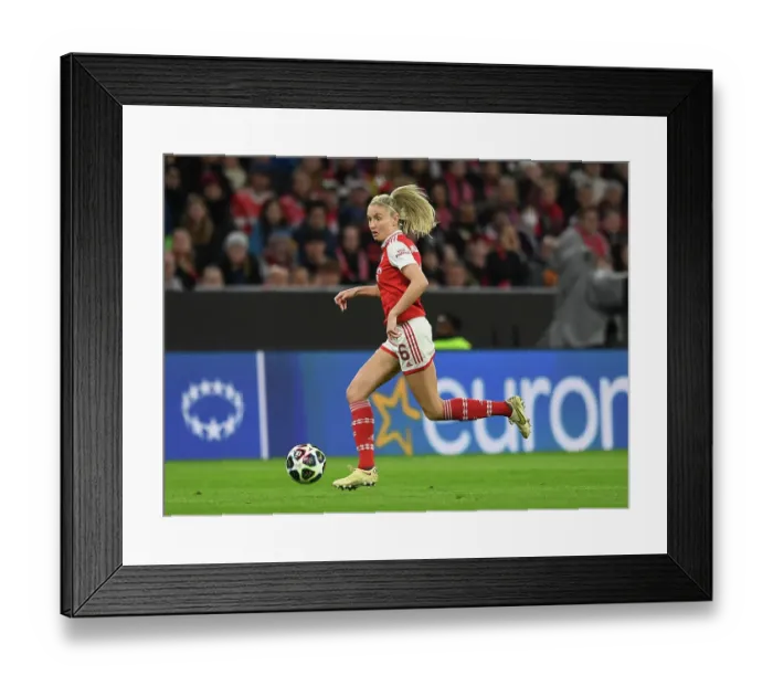 Framed Print : Arsenal vs. Bayern Munich: A Quarter-Final Showdown in the UEFA Women's Champions League, Munich 2023 Framed Print : Arsenal vs. Bayern Munich: A Quarter-Final Showdown in the UEFA Women's Champions League, Munich 2023