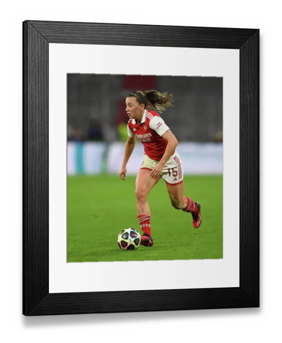 Framed Print : Arsenal vs. Bayern Munich: Clash in the UEFA Women's Champions League Quarter-Finals Framed Print : Arsenal vs. Bayern Munich: Clash in the UEFA Women's Champions League Quarter-Finals
