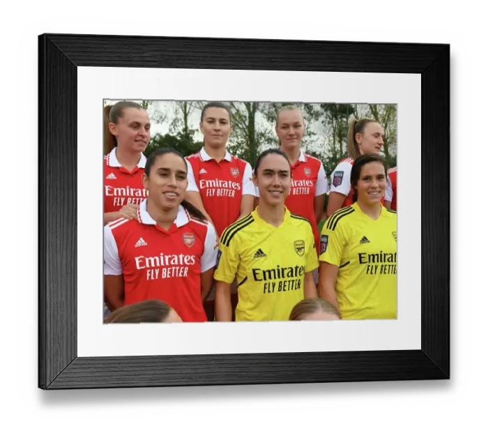 Framed Print : Arsenal Women's Team Squad 2022 / 23 Arsenal Women´s Team Squad 2022 / 23