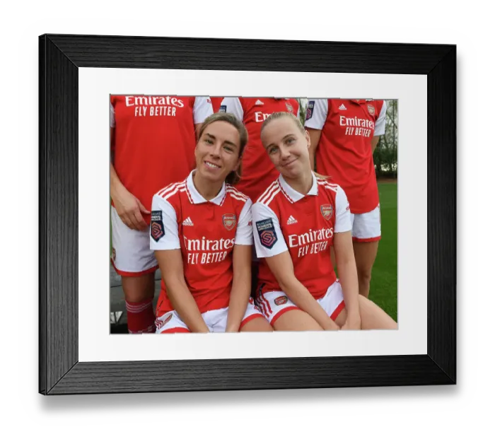 Framed Print : Arsenal Women's Squad 2022-23: Jordan Nobbs and Beth Mead Lead the Charge Framed Print : Arsenal Women's Squad 2022-23: Jordan Nobbs and Beth Mead Lead the Charge