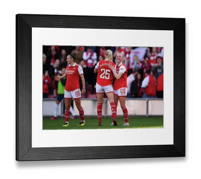 Framed Print : Arsenal Women Crush Tottenham: Frida Maanum Scores Fifth Goal in FA WSL Showdown