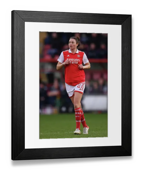 Framed Print : Arsenal's Jodie Taylor Faces Off Against Tottenham Hotspur in FA Women's Super League Clash