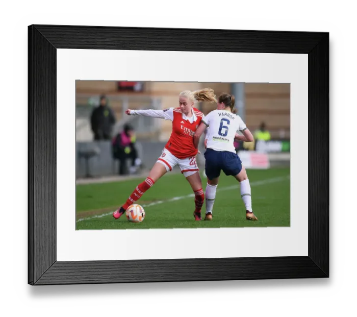 Framed Print : Tottenham Hotspur vs. Arsenal: A Tactical Battle in the FA Women's Super League