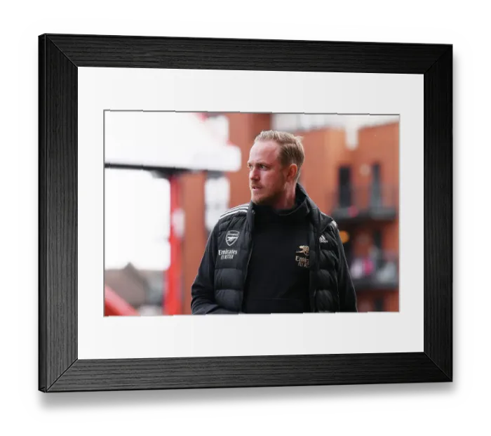 Framed Print : Arsenal Women's Team: Jonas Eidevall Inspects Brisbane Road Ahead of Tottenham Clash (FA Women's Super League) Framed Print : Arsenal Women's Team: Jonas Eidevall Inspects Brisbane Road Ahead of Tottenham Clash (FA Women's Super League)