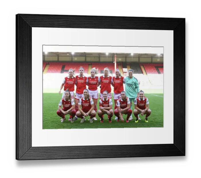 Framed Print : Arsenal vs. Tottenham Women's FA Super League Clash: Battle for Supremacy in London