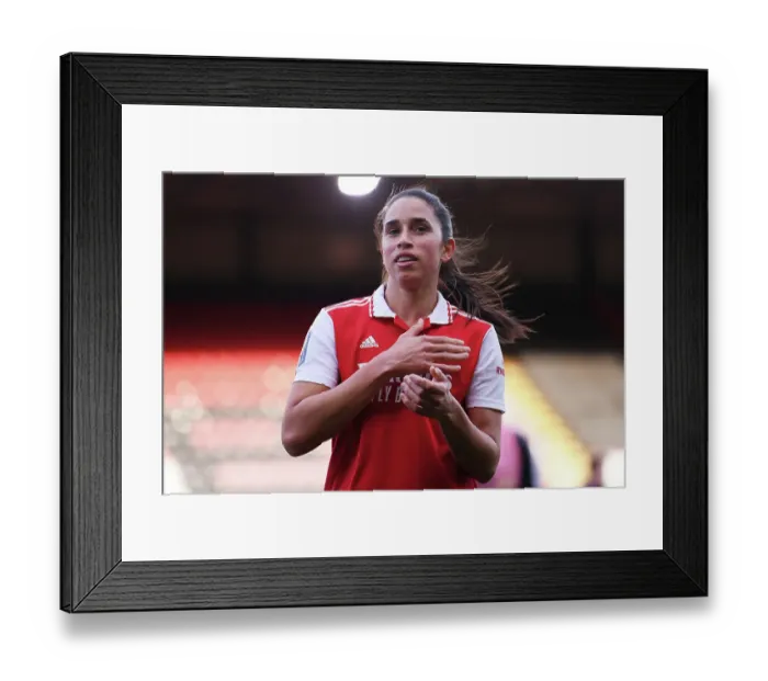 Framed Print : Arsenal Women's Player Rafaelle Souza Shows Appreciation to Fans after Tottenham Match Framed Print : Arsenal Women's Player Rafaelle Souza Shows Appreciation to Fans after Tottenham Match