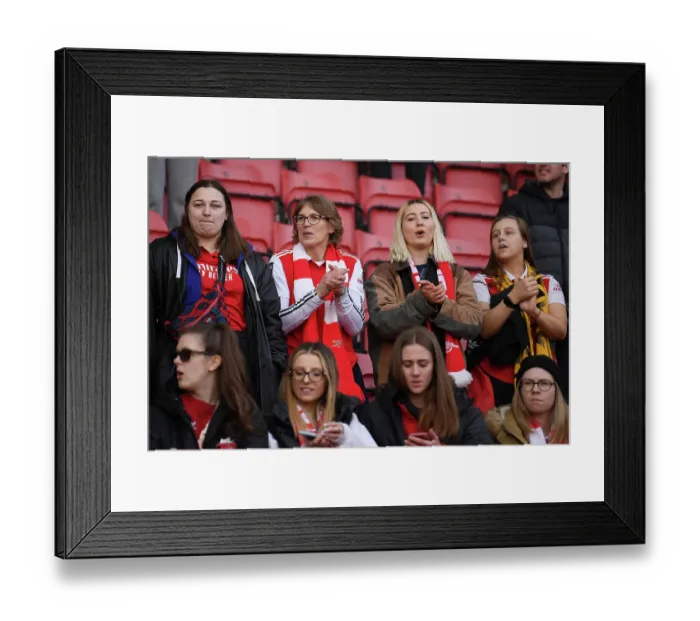 Framed Print : Arsenal Fans Unite at FA Women's Super League: Tottenham Hotspur vs Arsenal, London 2023 Framed Print : Arsenal Fans Unite at FA Women's Super League: Tottenham Hotspur vs Arsenal, London 2023