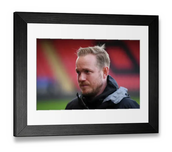 Framed Print : Arsenal's Jonas Eidevall Speaks After Tottenham Clash in FA Women's Super League Framed Print : Arsenal's Jonas Eidevall Speaks After Tottenham Clash in FA Women's Super League