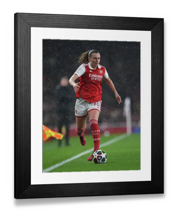 Framed Print : Arsenal vs. Bayern Munich: Women's Champions League Quarter-Final Showdown Framed Print : Arsenal vs. Bayern Munich: Women's Champions League Quarter-Final Showdown