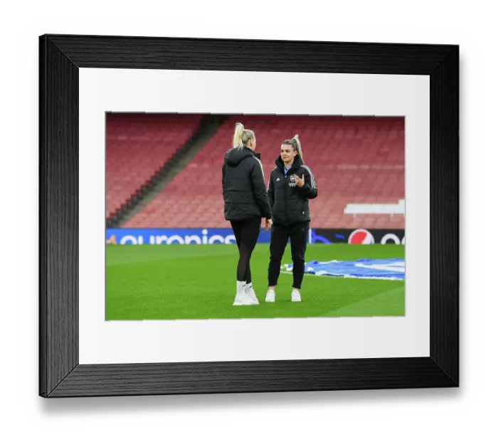 Framed Print : Arsenal Women vs. Bayern Munich: Quarter-Final Clash at Emirates Stadium Framed Print : Arsenal Women vs. Bayern Munich: Quarter-Final Clash at Emirates Stadium