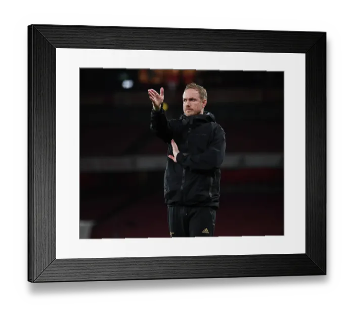Framed Print : Arsenal vs. Bayern Munich: Jonas Eidevall Leads Women's Champions League Quarter-Final Showdown at Emirates Stadium Framed Print : Arsenal vs. Bayern Munich: Jonas Eidevall Leads Women's Champions League Quarter-Final Showdown at Emirates Stadium