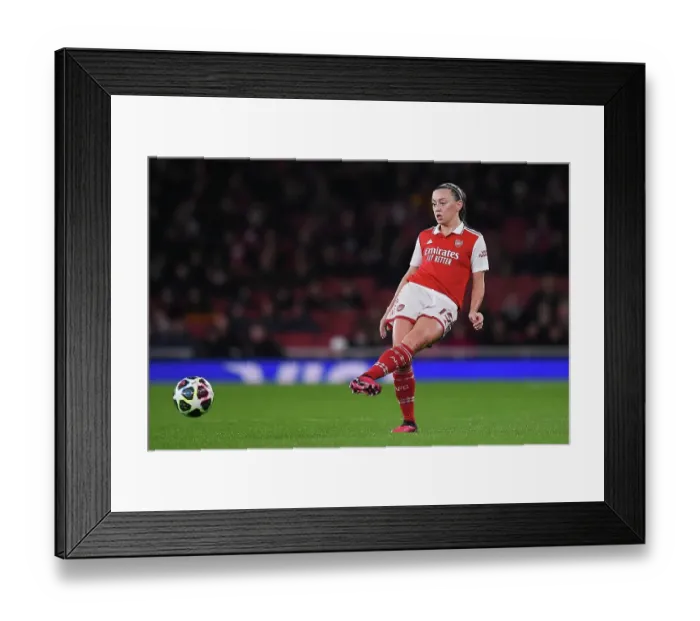 Framed Print : Arsenal Women vs. Bayern Munich: UEFA Champions League Quarter-Final Clash at Emirates Stadium Framed Print : Arsenal Women vs. Bayern Munich: UEFA Champions League Quarter-Final Clash at Emirates Stadium