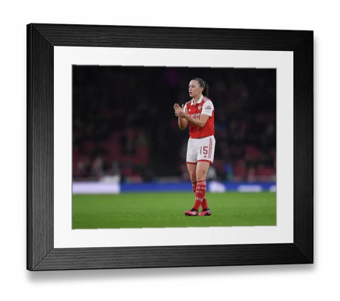 Framed Print : Arsenal's Katie McCabe: Tense Reaction in UEFA Champions League Quarter-Final vs. Bayern Munich Framed Print : Arsenal's Katie McCabe: Tense Reaction in UEFA Champions League Quarter-Final vs. Bayern Munich