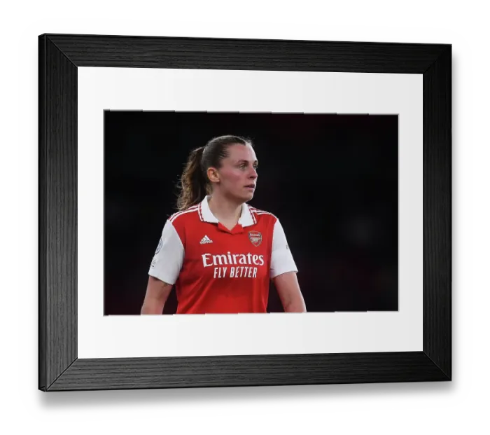 Framed Print : Arsenal Women vs. FC Bayern Munich: A Battle in the UEFA Women's Champions League Quarter-Finals at Emirates Stadium Framed Print : Arsenal Women vs. FC Bayern Munich: A Battle in the UEFA Women's Champions League Quarter-Finals at Emirates Stadium