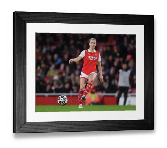 Framed Print : Arsenal Women vs. FC Bayern Munich: UEFA Women's Champions League Quarter-Final Showdown at Emirates Stadium Framed Print : Arsenal Women vs. FC Bayern Munich: UEFA Women's Champions League Quarter-Final Showdown at Emirates Stadium