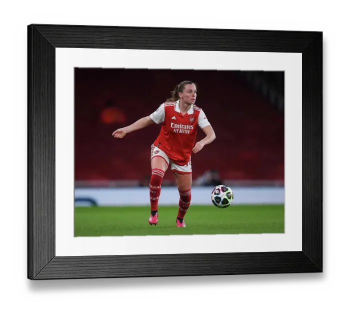 Framed Print : Arsenal Women vs. Bayern Munich: UEFA Women's Champions League Quarter-Final Showdown