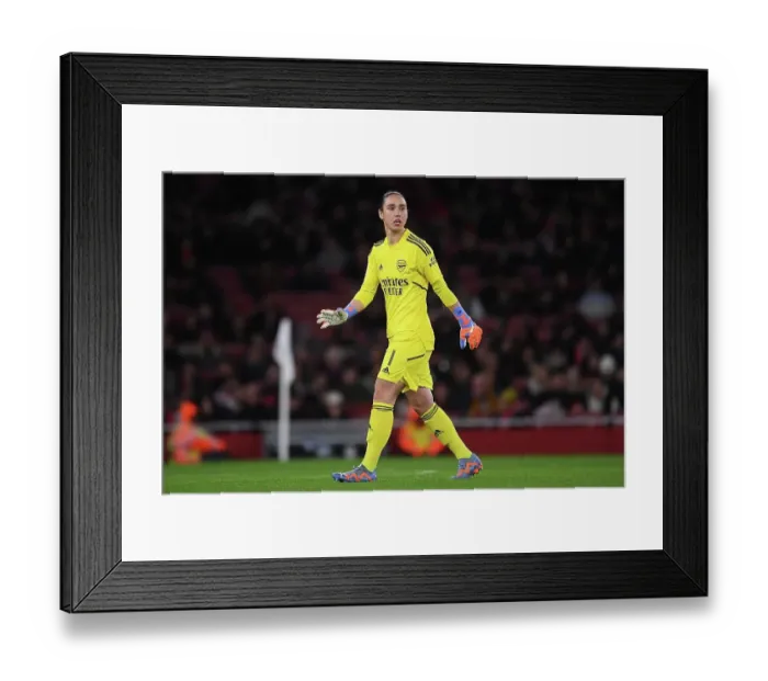 Framed Print : Arsenal vs. Bayern Munich: A Quarter-Final Battle in the Women's Champions League at Emirates Stadium Framed Print : Arsenal vs. Bayern Munich: A Quarter-Final Battle in the Women's Champions League at Emirates Stadium