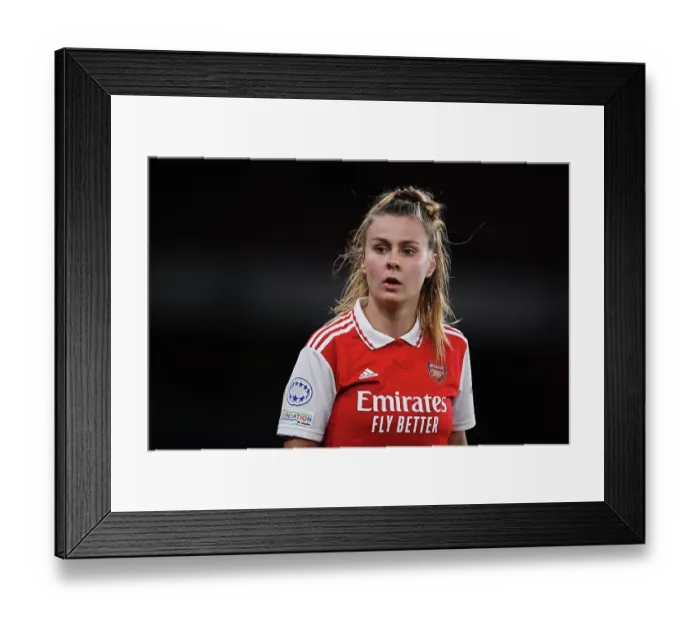 Framed Print : Arsenal Women vs. Bayern Munich: A UEFA Women's Champions League Quarter-Final Showdown at Emirates Stadium Framed Print : Arsenal Women vs. Bayern Munich: A UEFA Women's Champions League Quarter-Final Showdown at Emirates Stadium