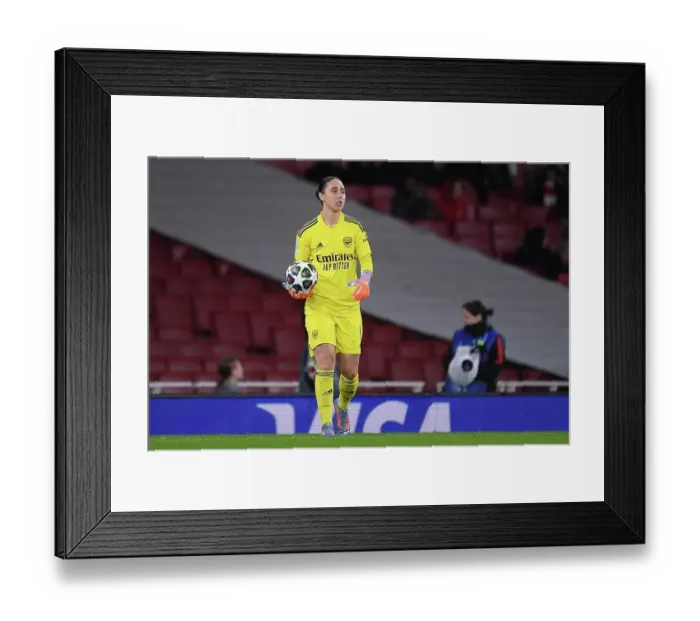 Framed Print : Arsenal vs. Bayern Munich: Women's Champions League Showdown at Emirates Stadium