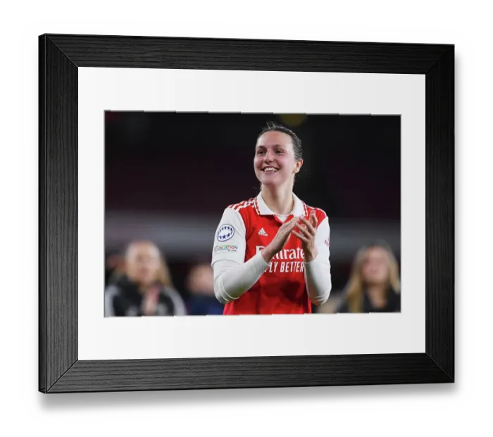 Framed Print : Arsenal Women vs. Bayern Munich: A UEFA Champions League Quarter-Final Showdown