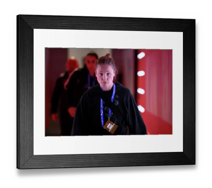 Framed Print : Arsenal Women vs. Bayern Munich: Quarter-Final Showdown in the UEFA Champions League Framed Print : Arsenal Women vs. Bayern Munich: Quarter-Final Showdown in the UEFA Champions League