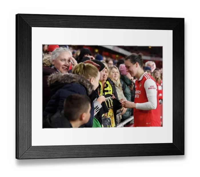 Framed Print : Arsenal Women vs. Bayern Munich: Quarter-Final Showdown in the UEFA Champions League