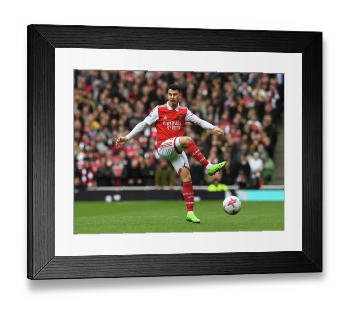 Framed Print : Martinelli's April Stunner: Arsenal's Heroic Win Against Leeds United Framed Print : Martinelli's April Stunner: Arsenal's Heroic Win Against Leeds United