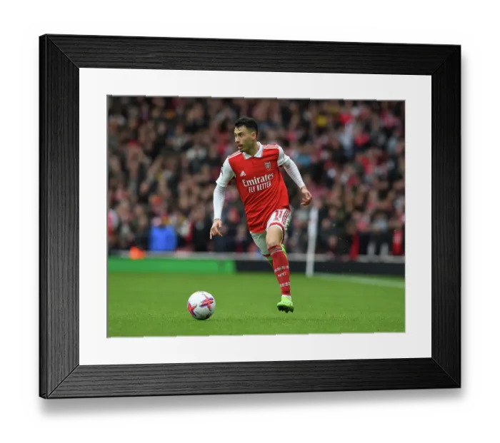 Framed Print : Arsenal's April Ace: Martinelli Outshines Leeds United