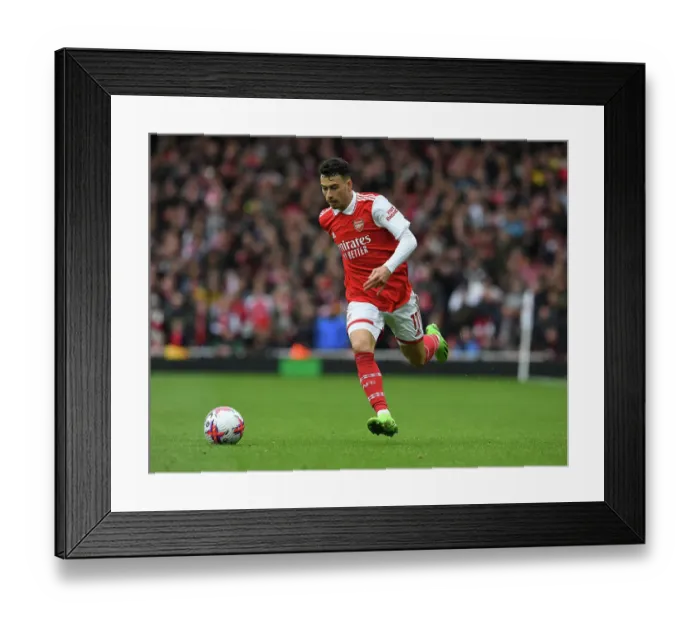 Framed Print : Arsenal's April Ace: Martinelli Outshines Leeds United