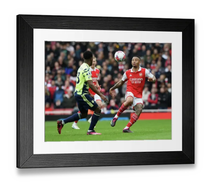 Framed Print : Gabriel Jesus vs Leeds United: Arsenal's Star Forward Faces Off in Premier League Showdown Framed Print : Gabriel Jesus vs Leeds United: Arsenal's Star Forward Faces Off in Premier League Showdown