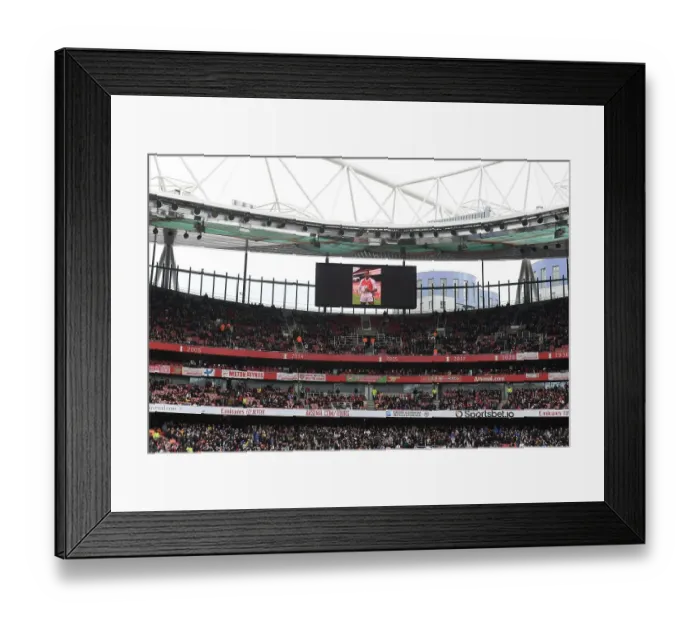 Framed Print : Arsenal Honors Late Legend Rocastle Ahead of Leeds United Clash