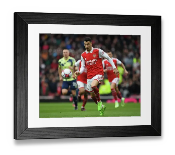 Framed Print : Martinelli's April Glory: Arsenal Star Outshines Leeds United Framed Print : Martinelli's April Glory: Arsenal Star Outshines Leeds United
