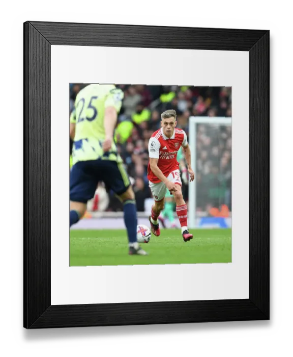 Framed Print : Arsenal's Torssad Shines: Arsenal vs Leeds United, Premier League 2022-23