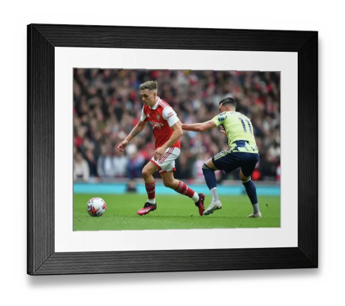 Framed Print : The Emirates Rivalry: Trossard vs Harrison Showdown - Arsenal vs Leeds United, Premier League 2022-23 Framed Print : The Emirates Rivalry: Trossard vs Harrison Showdown - Arsenal vs Leeds United, Premier League 2022-23