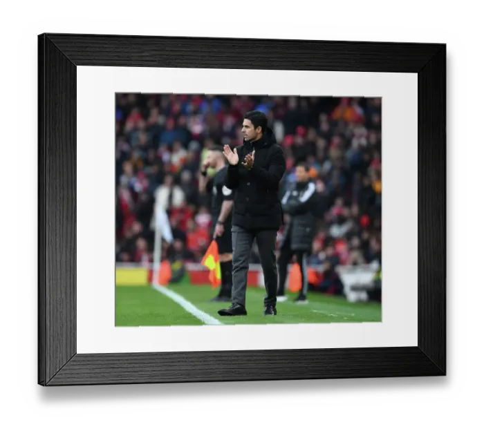 Framed Print : Arsenal Boss Mikel Arteta Goes Head-to-Head with Leeds United in Premier League Clash Framed Print : Arsenal Boss Mikel Arteta Goes Head-to-Head with Leeds United in Premier League Clash