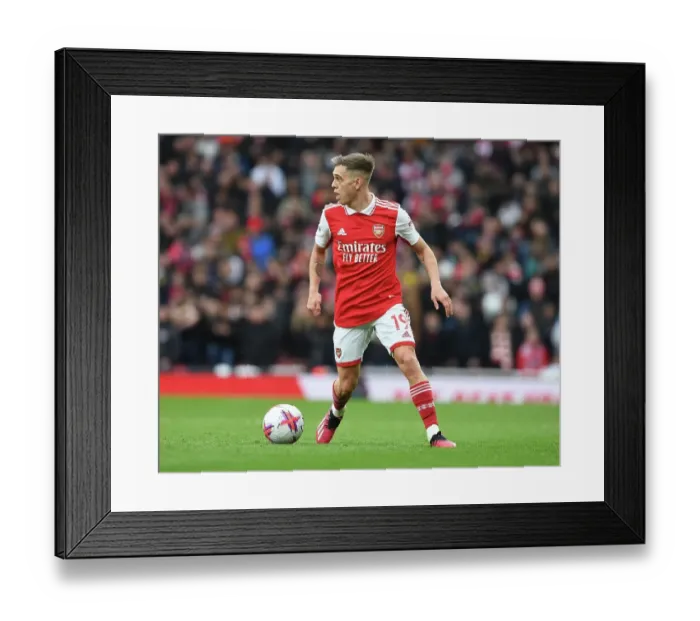 Framed Print : Arsenal's Trossard Shines: Outshining Leeds United in Premier League Showdown Framed Print : Arsenal's Trossard Shines: Outshining Leeds United in Premier League Showdown