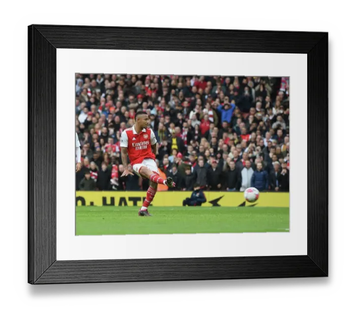 Framed Print : Gabriel Jesus Penalty: Arsenal's Thrilling Victory over Leeds United, Premier League 2022-23 Framed Print : Gabriel Jesus Penalty: Arsenal's Thrilling Victory over Leeds United, Premier League 2022-23