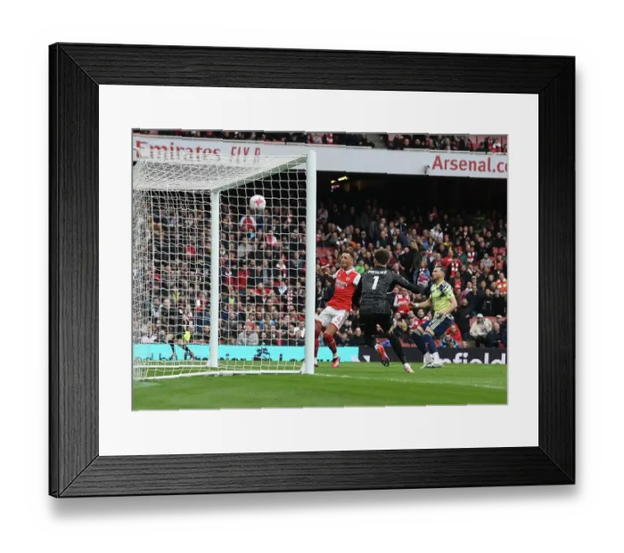 Framed Print : Ben White Scores His Second Goal: Arsenal's Thrilling Comeback Against Leeds United (2022-23)