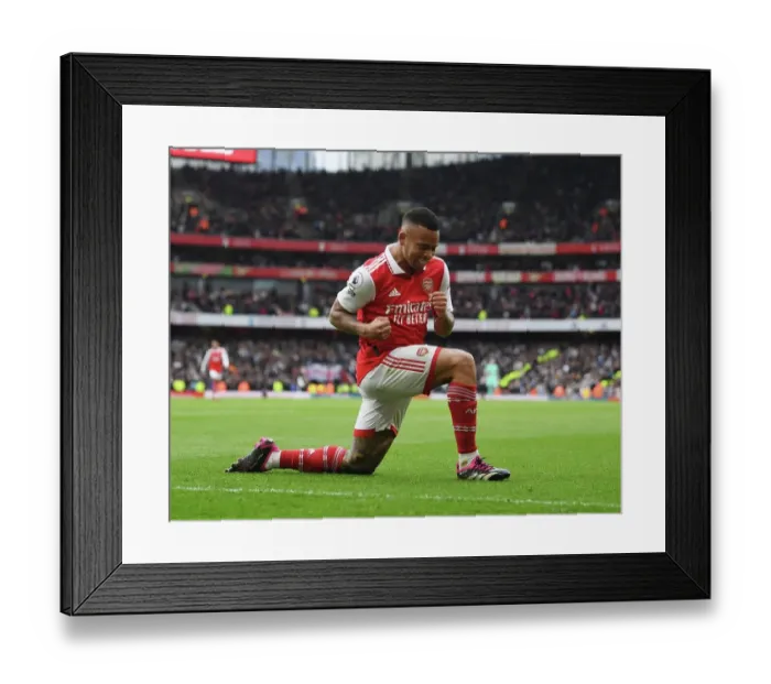 Framed Print : Gabriel Jesus Hat-trick: Thrilling 3-1 Arsenal Victory over Leeds United (2022-23) Framed Print : Gabriel Jesus Hat-trick: Thrilling 3-1 Arsenal Victory over Leeds United (2022-23)