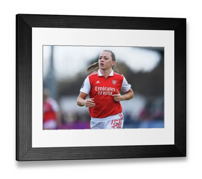 Framed Print : Arsenal vs Manchester City: A Tense FA Women's Super League Showdown