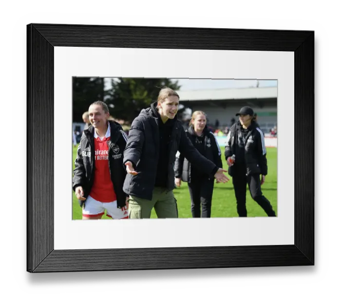 Framed Print : Arsenal's Vivianne Miedema Reacts After Arsenal Women's Super League Match Against Manchester City